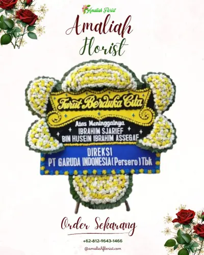 Papan Bunga Duka di Cimohong