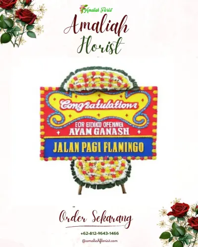 Bunga Papan Congratulation di Cimohong